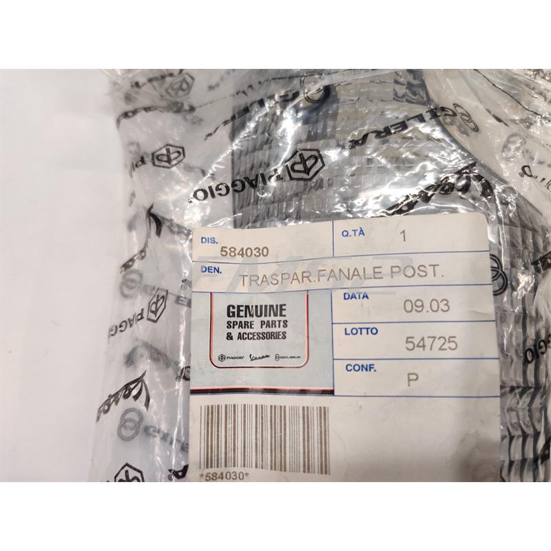Fanale posteriore gemma trasparente (Piaggio Gilera), ricambio 584030