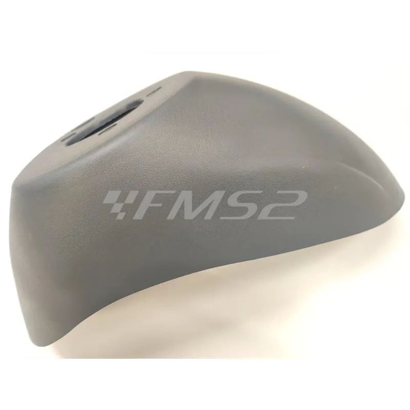 Parafango anteriore in plastica grezza non verniciabile di colore grigio scuro per scooter Piaggio Zip SP 50 prodotti dal 2006 in poi e adattabile anche sul modello dal 2000 al 2004, ricambio 59734900G7