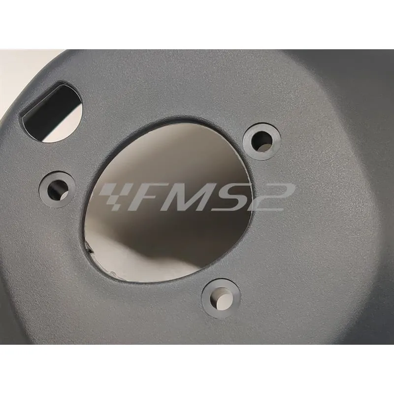 Parafango anteriore in plastica grezza non verniciabile di colore grigio scuro per scooter Piaggio Zip SP 50 prodotti dal 2006 in poi e adattabile anche sul modello dal 2000 al 2004, ricambio 59734900G7