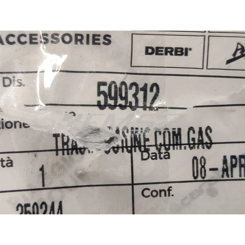 599312 Trasmissione com.gas