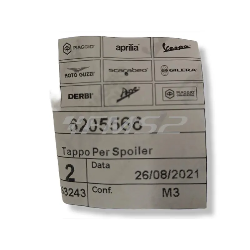 Tappo per spoiler, ricambio 6205566