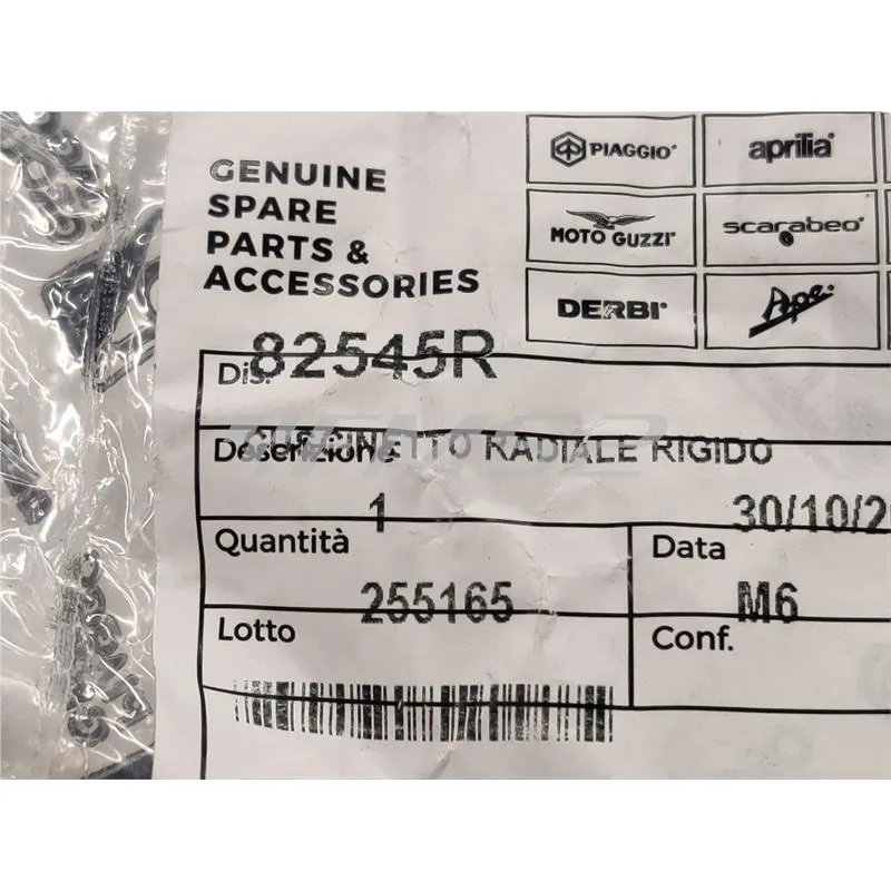 82545R Cuscinetto radiale rigido (Piaggio Gilera)