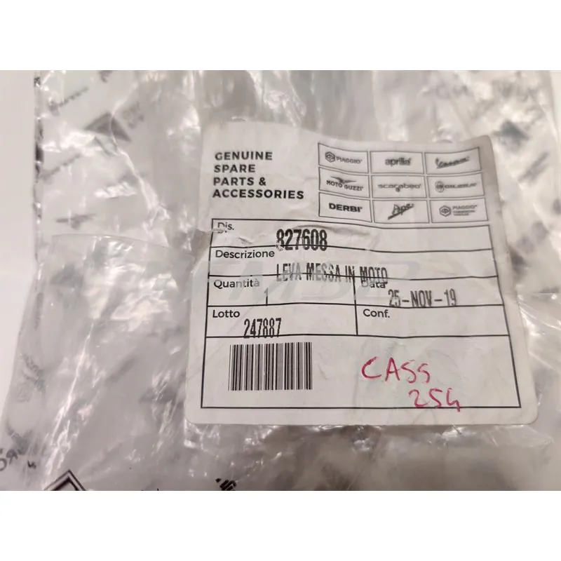 827608 Leva messa in moto  originale piaggio vespa lx (Piaggio Gilera)