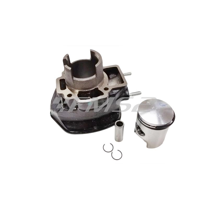 Motore gruppo termico senza testa originale Piaggio diametro 40,0 mm spinotto 12 mm per scooter con motore Piaggio carburatore e iniezione, ricambio 833598