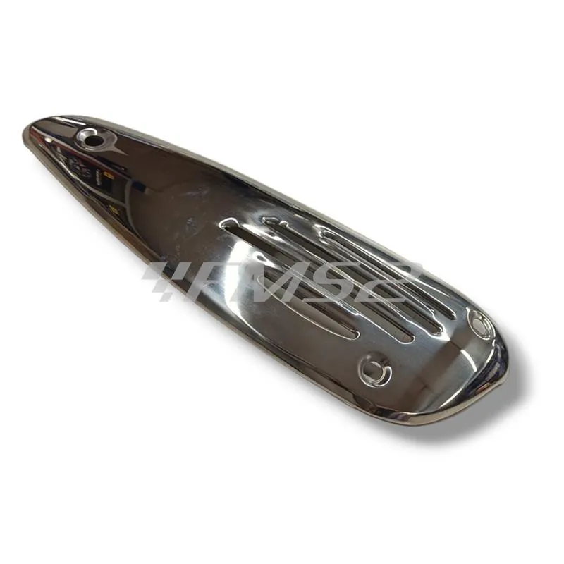 Protezione paracalore in metallo originale Piaggio venduta senza viti per scooter e maxi scooter 50, 125, 150 e 200 cc Liberty, Fly e Vespa ET2, ET4, LX, LXV, S, GTS, ricambio 8454655