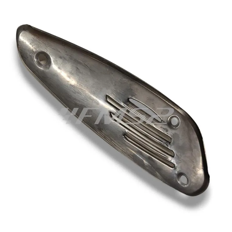 Protezione paracalore in metallo originale Piaggio venduta senza viti per scooter e maxi scooter 50, 125, 150 e 200 cc Liberty, Fly e Vespa ET2, ET4, LX, LXV, S, GTS, ricambio 8454655