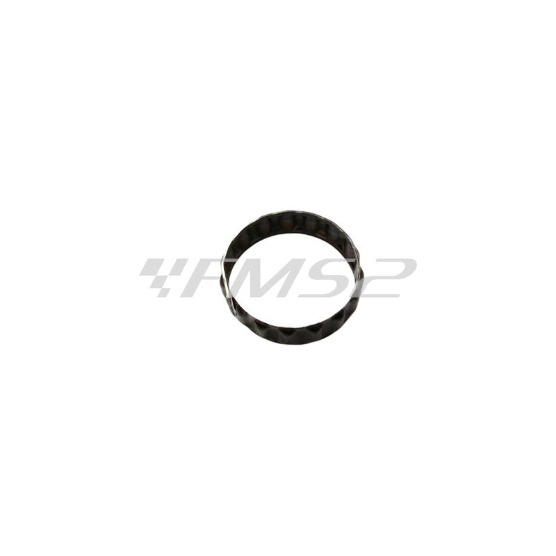 Anello compensatore originale Piaggio per montaggio sull'albero motore a compensazione gioco spinotto del variatore Gilera GP 800 cc prodotti dal 2007 fino al 2011 tutte le versioni, ricambio 846763