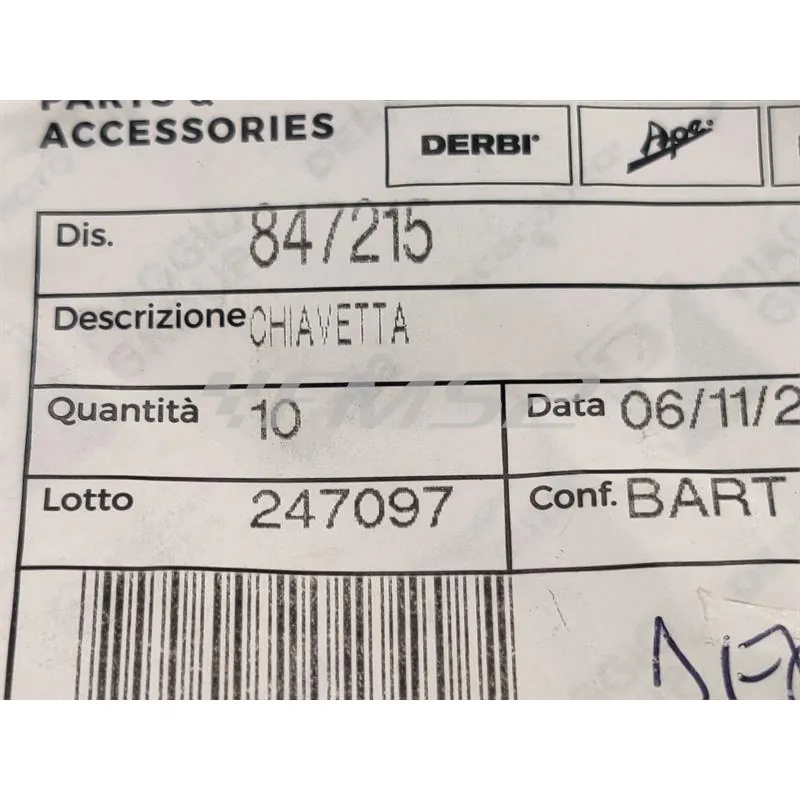 847215 Chiavetta volano