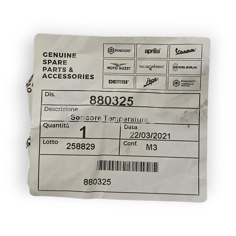 Sensore temperatura acqua, ricambio 880325