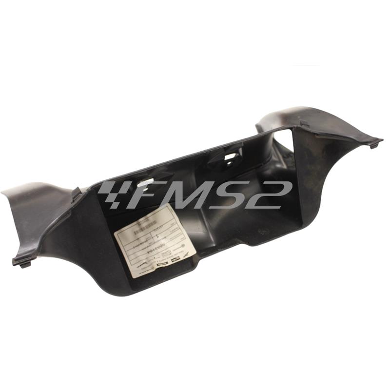 Convogliatore estrattore aria in plastica nera montato dietro al radiatore scooter Piaggio NRG POWER 50 cc raffreddati a liquido versione carburatore e iniezione, ricambio 9593164