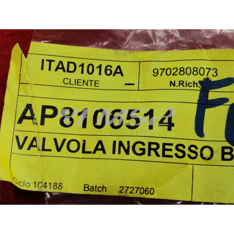 Valvola ingresso benzina (Piaggio Gilera), ricambio AP8106514