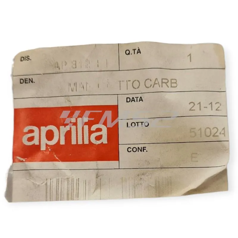 AP8120810 Manicotto carburatore scatola filtro APRILIA RS 125 2T 1992-2010 e Tuono 125 2T 2003-2004