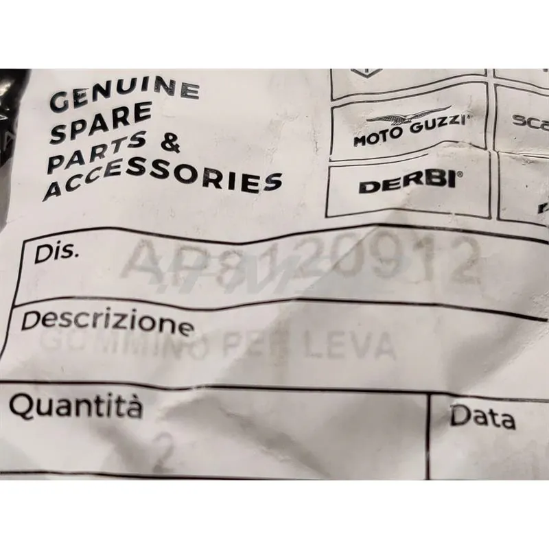 AP8120912 Gommino per leva (Piaggio Gilera)