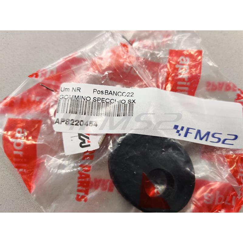 Gommino specchietto retrovisore sinistro (Piaggio Gilera), ricambio AP8220454