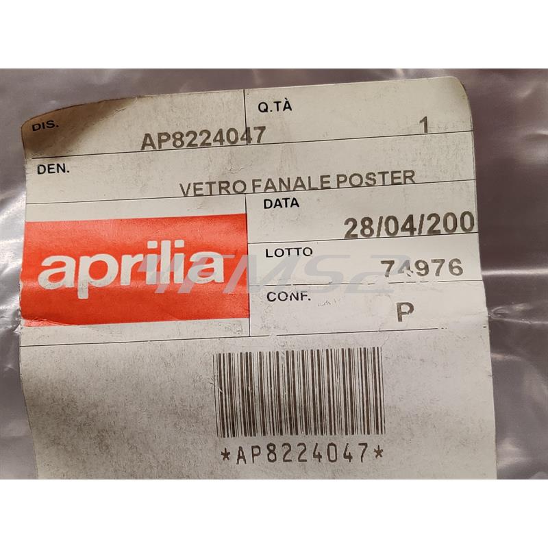 Gemma fanale posteriore completa originale Aprilia per scooter Aprilia Sonic aria e liquido e maxi scooter Aprilia Leonardo 125, 150 e 250 cc, ricambio AP8224047