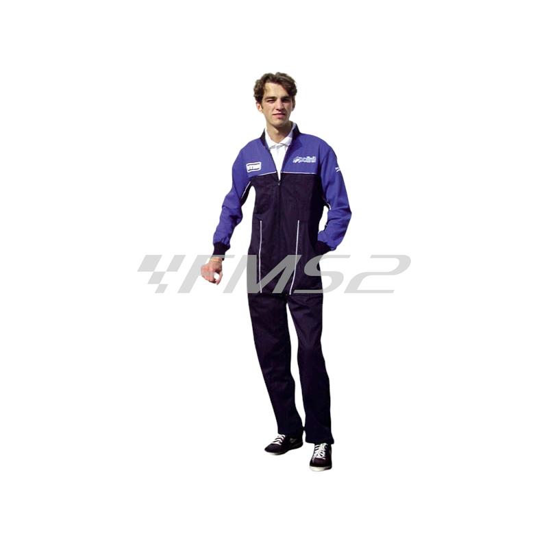 Tuta meccanico Polini per officina colore blu navy - blu scuro  taglia XXL, ricambio 0982543XXL