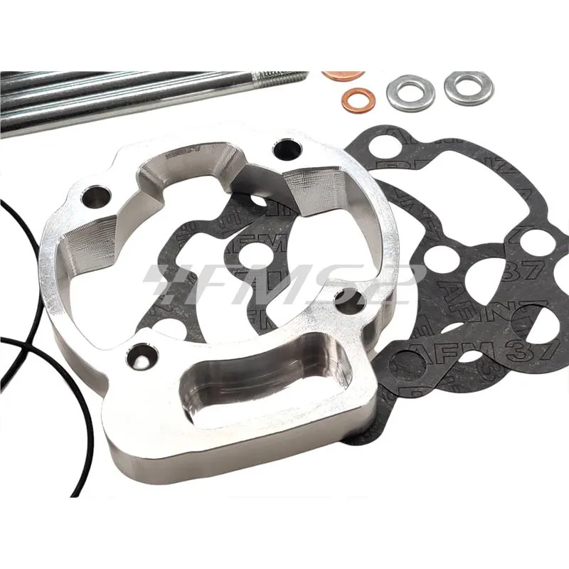 133.1012 Motore gruppo termico Polini Big Evolution diametro 52 mm e corsa 44 mm con cilindrata 93,4 cc per motori Minarelli AM6 e da montare assieme all'albero motore 2100069