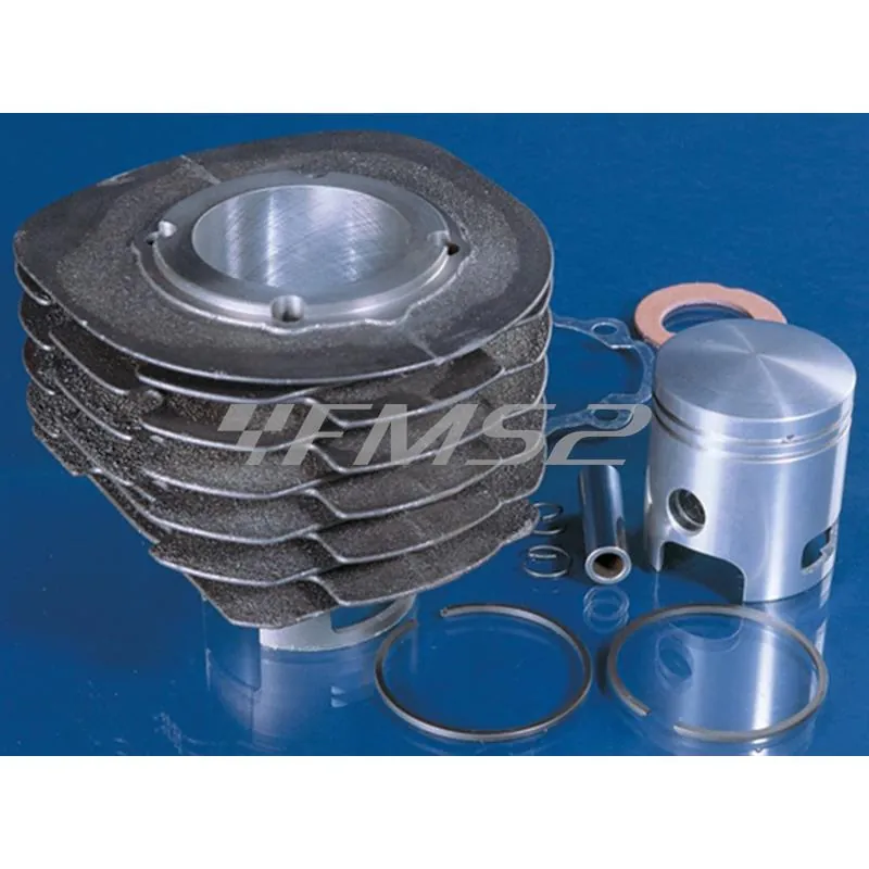 Motore gruppo termico Polini senza testa per Piaggio Ape CAR P2, P3, TM P2 1°  serie con diametro 69 mm e spinotto da 18 mm, ricambio 1400085