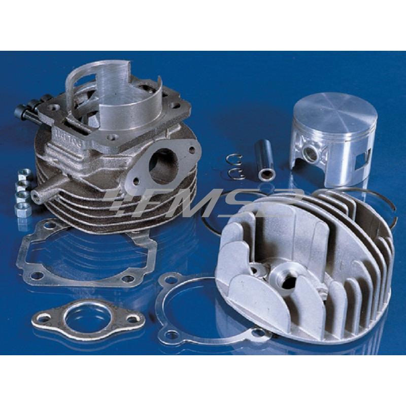 Motore gruppo termico Polini in ghisa completo di testa con diametro 38,4mm per Vespa 50 Special-50r-50n-50l-PK50-PK50s-PK50xl-ape 50, ricambio 1400091