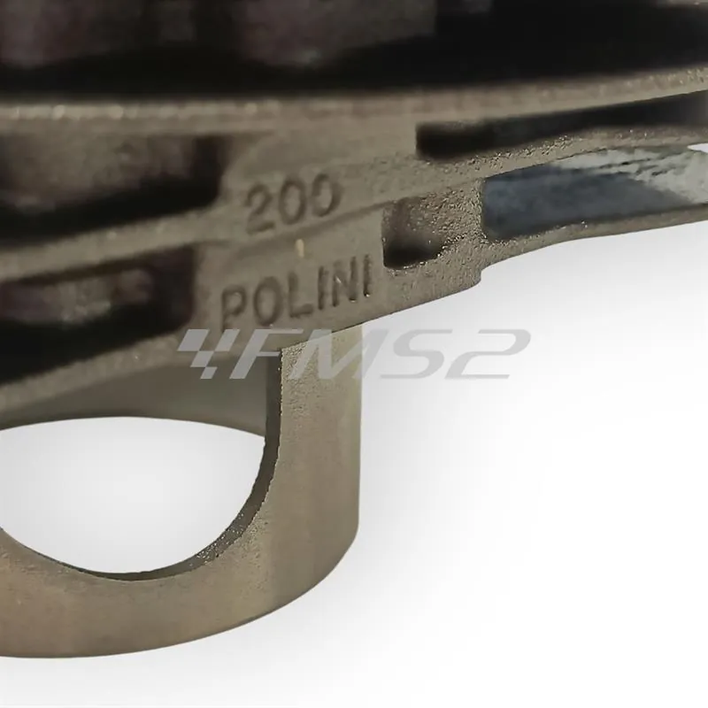 Gruppo termico motore Polini per Piaggio Vespa PX200E in ghisa con diametro 68,5 mm  completo di testa e pistone bi fascia e guarnizioni, ricambio 1400233