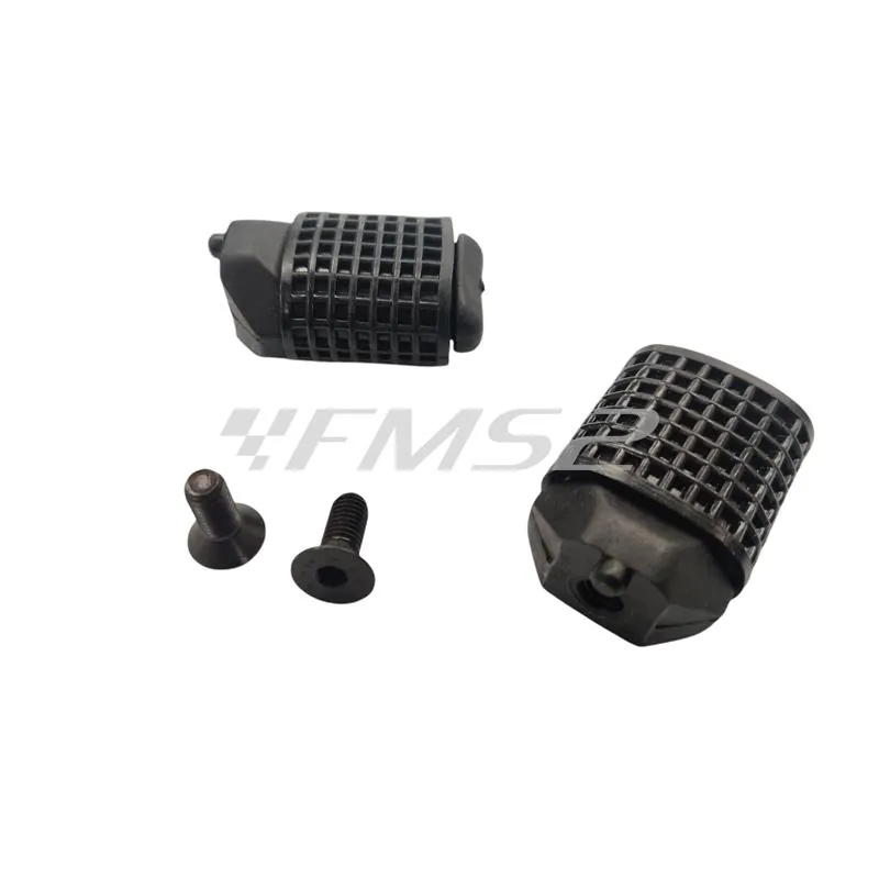 Coppia pedane maggiorate Polini per minimoto steel gp, ricambio 143763005