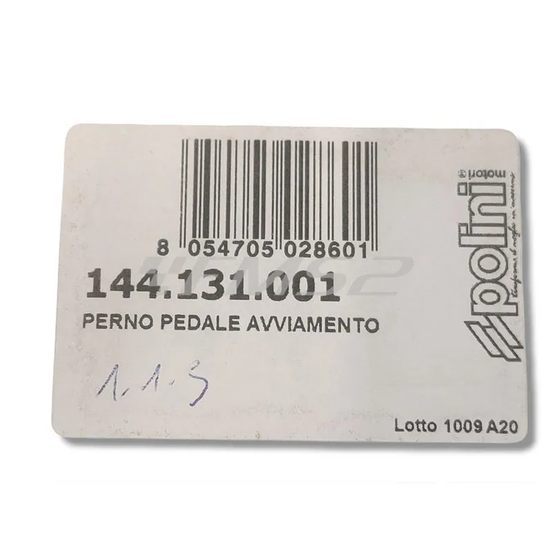Settore con perno attacco pedale avviamento Polini 144131001 per minicross 2T aria/liquido - Ricambio originale