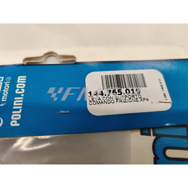 Leva con supporto comando frizione xp4 (Polini), ricambio 144765019