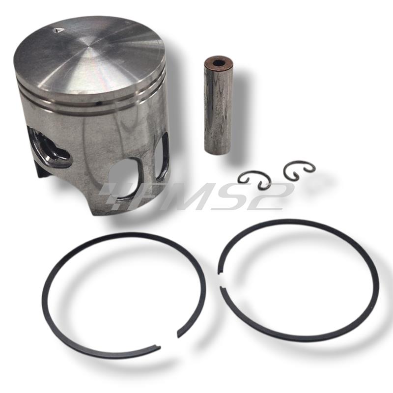 Motore gruppo termico Polini Evolution ghisa 70 cc diametro 47 mm corsa 39,2 bi-fascia spinotto 10 mm per motori Minarelli verticale Mbk Booster Spirit tutte le versioni, ricambio 1660074E