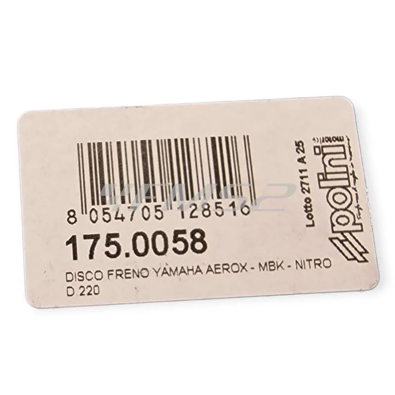 1750058 Disco freno yamaha aerox - mbk - nitro d