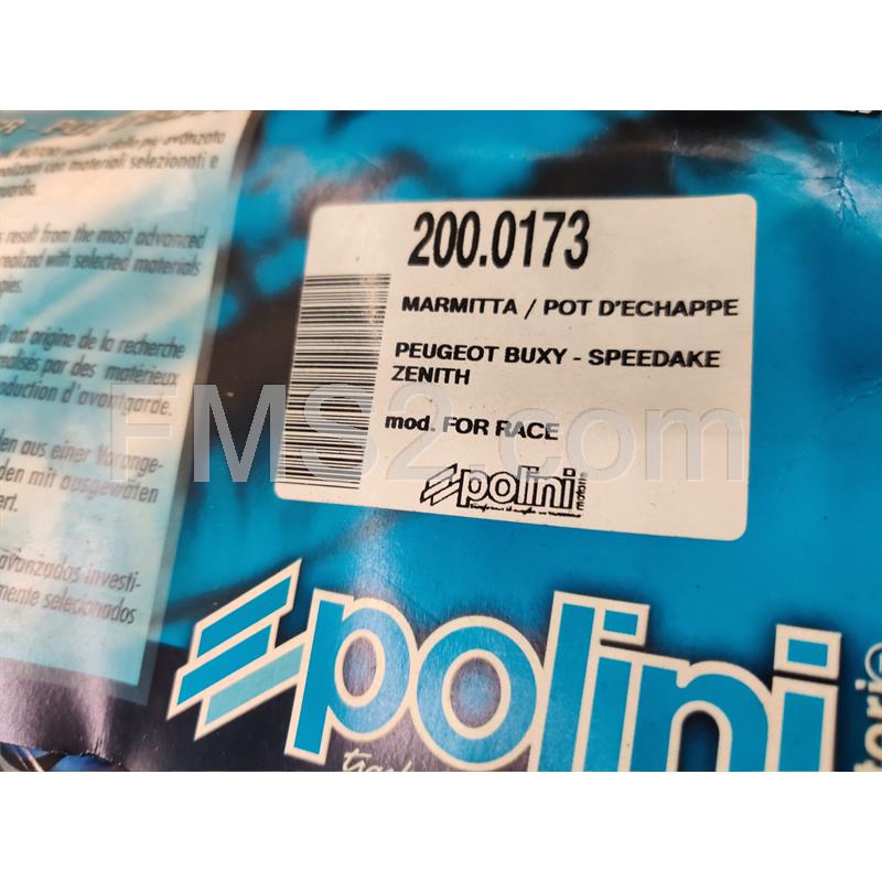 Marmitta for race Peugeot (Polini), ricambio 2000173