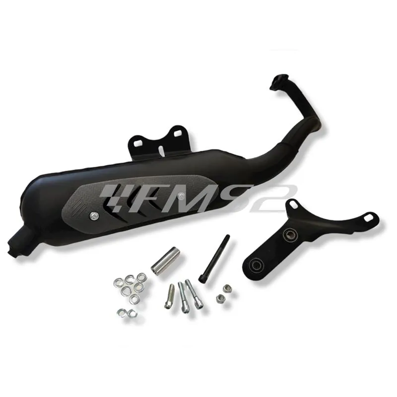 Marmitta polini  tipo originale scooter aprilia con blocco motore piaggio  ricambio 2000313