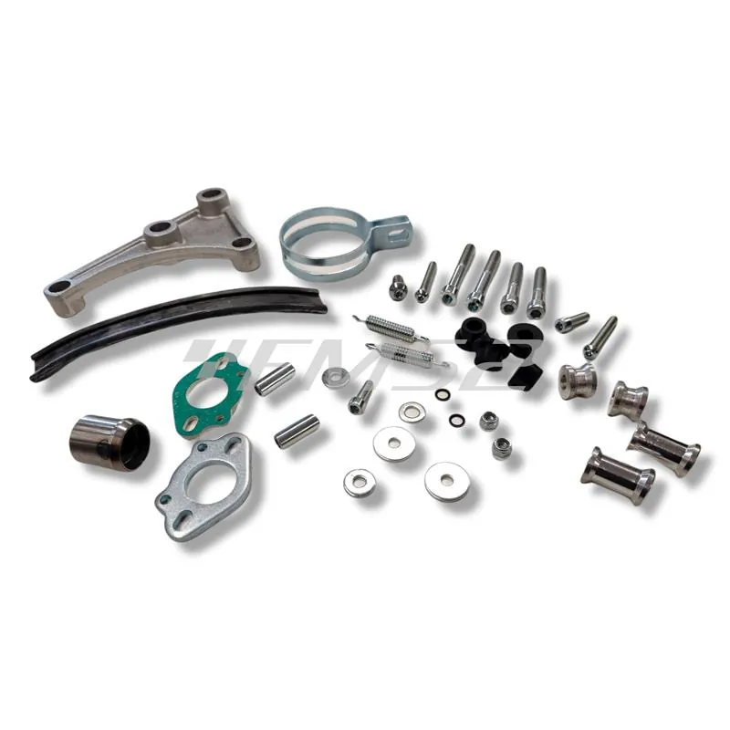 200.0407 Marmitta Polini modello scooter team 4 omologata per scooter Piaggio zip sp 50 e applicabile a tutti gli scooter con motore Piaggio raffreddati ad aria e liquido