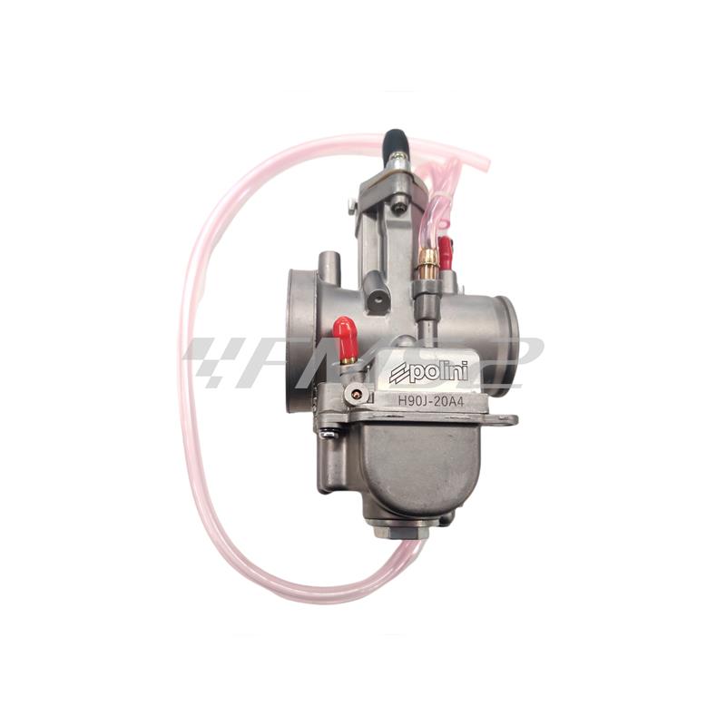 Carburatore Polini modello pwk diametro 32 con valvola piatta e senza power jet, ricambio 2010170