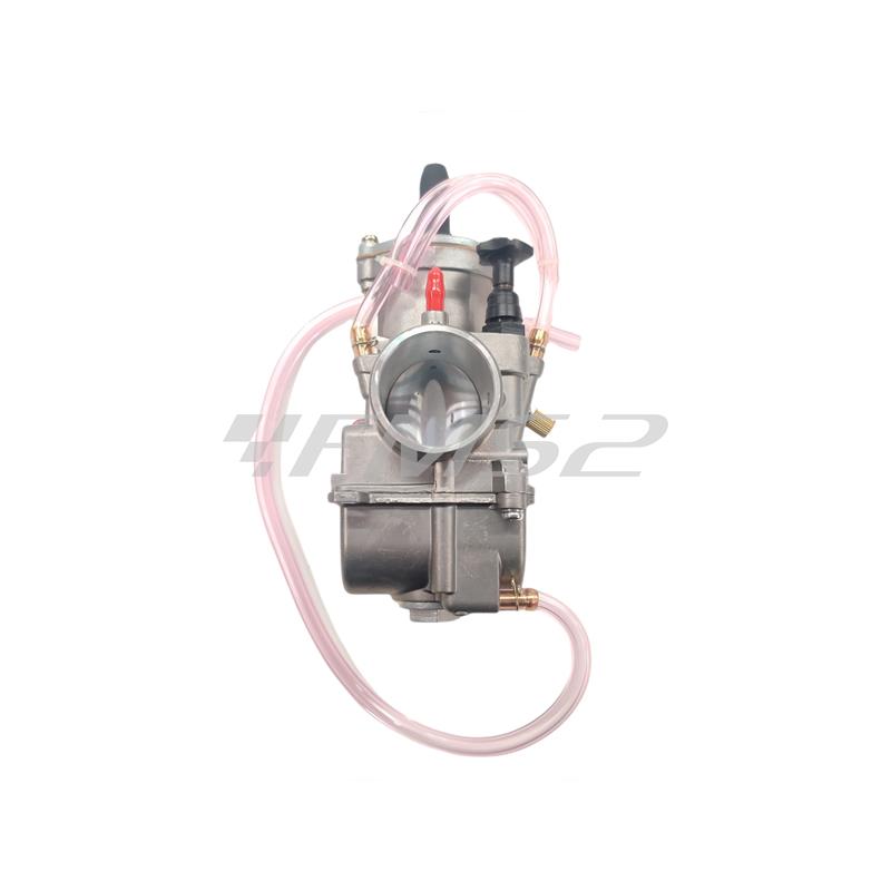 Carburatore Polini modello pwk diametro 34 con valvola piatta e senza power jet, ricambio 2010171