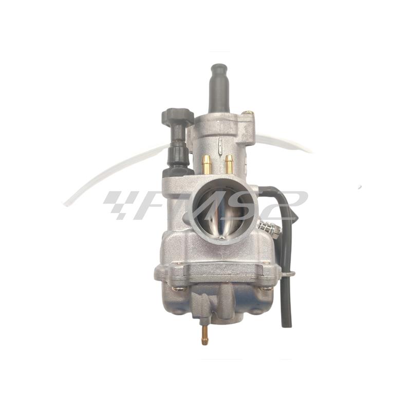 Carburatore Polini cp con diametro 23 e starter aria con pomello a tirare manuale per applicazioni varie, ricambio 2012300