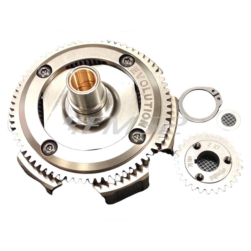 Campana frizione primaria Polini Evolution a denti diritti Z.27-69 per motore Piaggio Vespa 125 primavera Et3 e PK125 cc con motore elaborato, ricambio 2021222