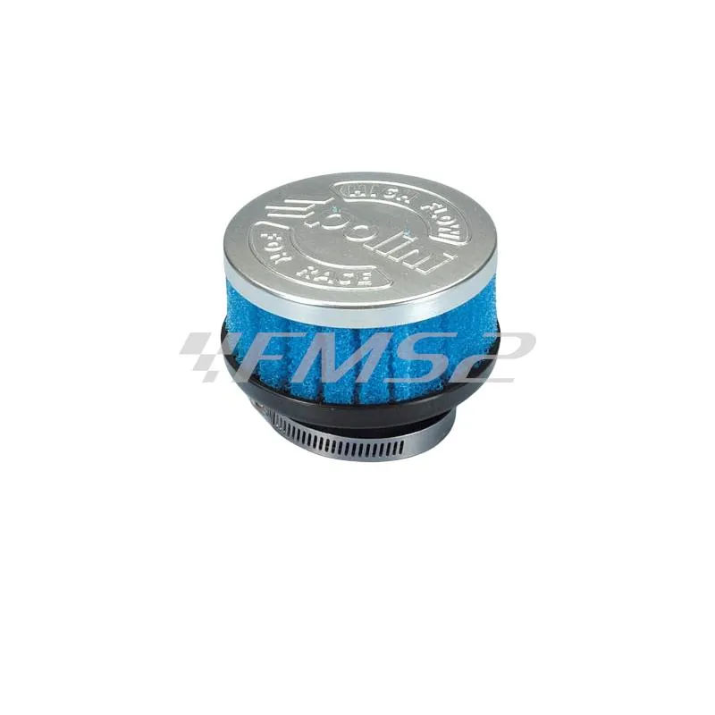 Filtro aria Polini air box versione dritta e corta per utilizzo con carburatori dell'orto PHBL e PHBH con diametro attacco di 39 mm, ricambio 2030040
