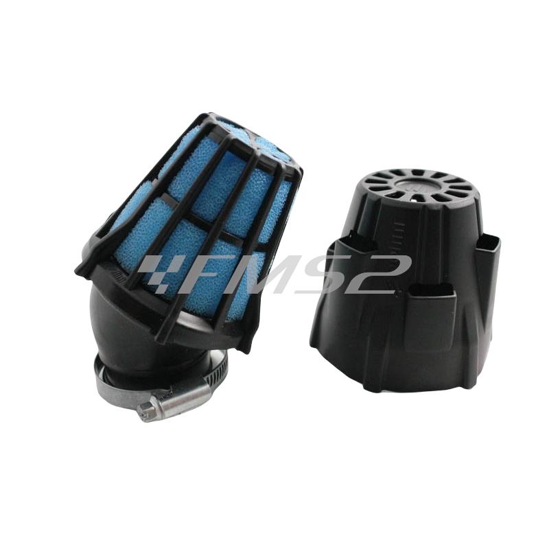 AGM Aeon FILTRO ARIA POLINI SPECIAL AIR BOX FILTRO 39mm appena BLU Adly/Herchee 