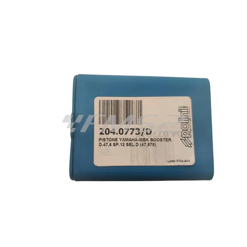 Pistone diametro 47.6 spinotto 12 monofascia per gruppo termico Polini Evolution selezione d, ricambio 2040773D