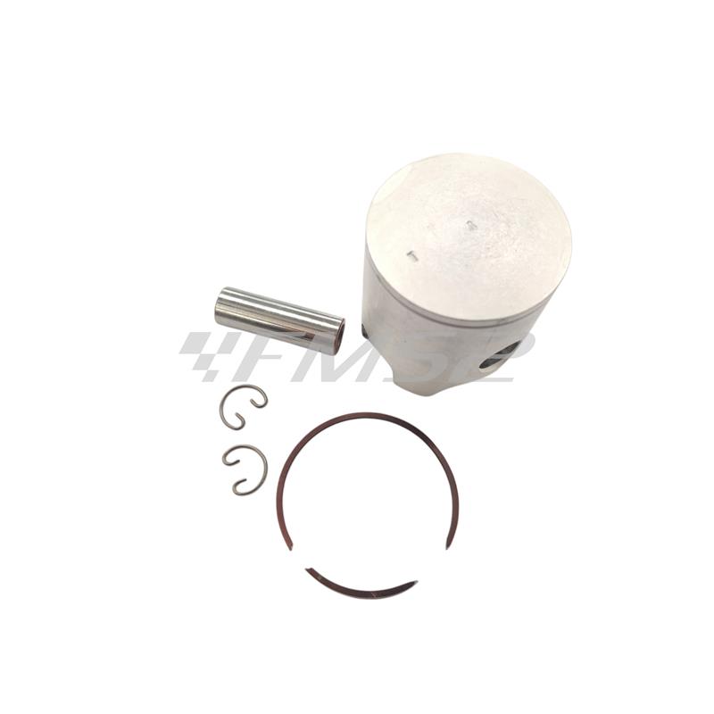 Pistone Piaggio zip diametro 47,6 mm e spinotto da 12 mm per cilindro cromato con traversino sullo scarico (Polini), ricambio 2040931A