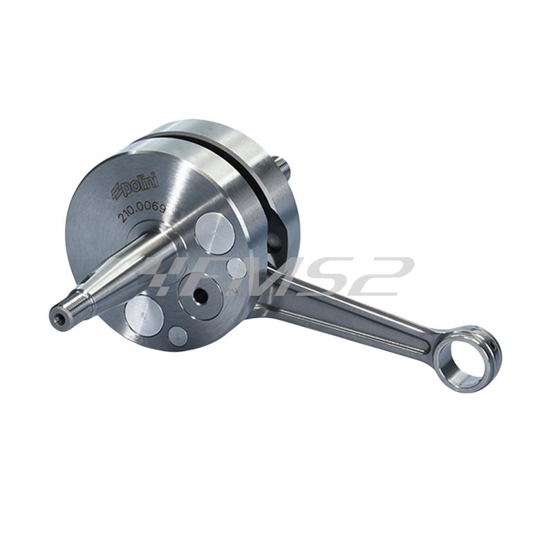 Albero motore Polini Big Evolution con biella 95 mm e corsa 44 mm per motori Minarelli AM6 da abbinare al codice 1331012, ricambio 2100069