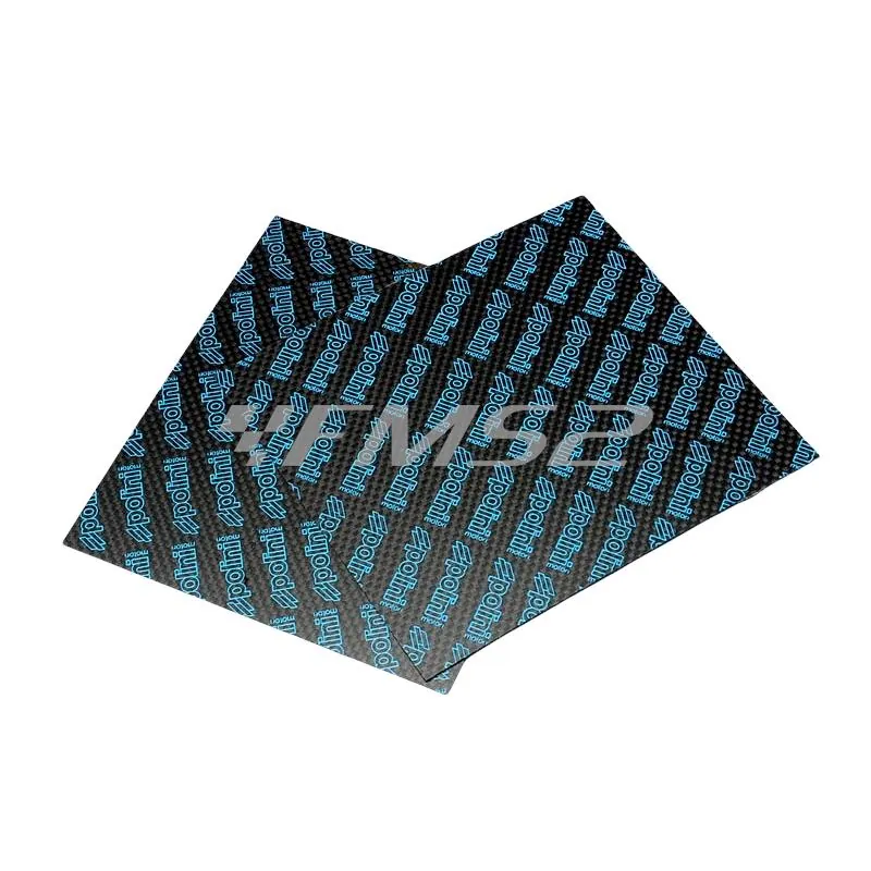 Lastre kit in fibra di carbonio mm 110x100 spessore da 0.28 mm (Polini), ricambio 2130604