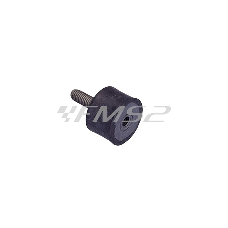 Supporto antivibrante Polini con attacco femmina M8 x 8 mm e maschio M8 x 15 mm, ricambio 2140004