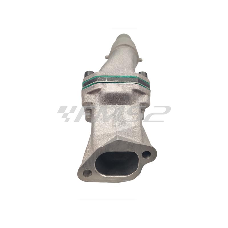 Collettore aspirazione Polini mono lamellare per  Vespa PK 50 e per carburatori diametro 16/16 Dell'Orto e fissaggio con 2 viti, ricambio 2150204