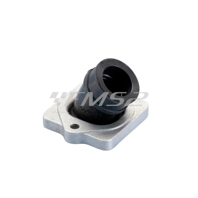 Collettore Aspirazione Polini D. 30 Carburatore Dellorto Pwk 360 Gradi motori piaggio 50 2T