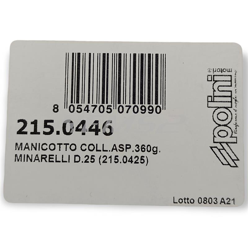Manicotto collettore aspirazione 360gradi minarelli e piaggio per carburatore phbg 19- 21 ricambio 2150446