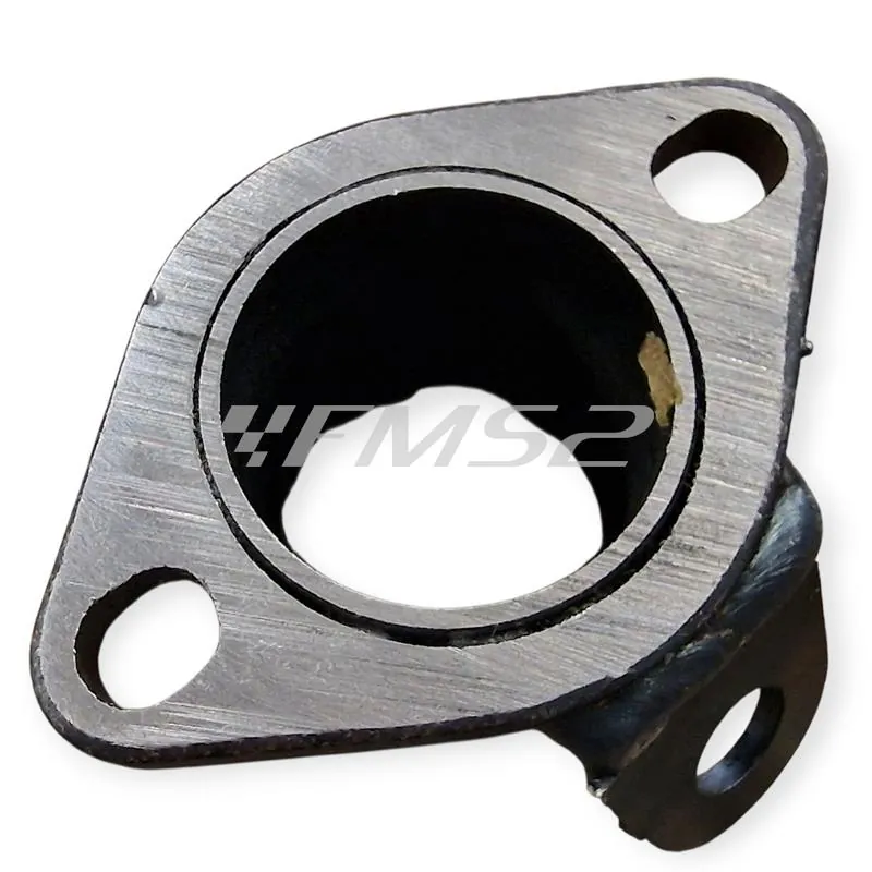 Collettore di scarico Polini 2160045E4 per marmitte Polini Evolution 3 Minarelli orizzontale LC