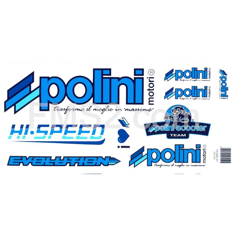 225.020 Tabella adesivi Polini mini kit per applicazioni varie versione  2018, ricambio 225020