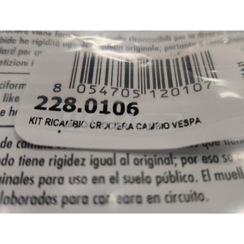 Kit ricambio crociera cambio vespa, ricambio 2280106