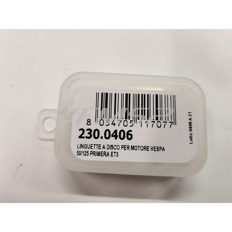 Linguette a disco vespa 50/125 et3, ricambio 2300406
